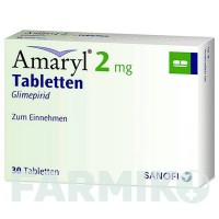 АМАРИЛ (AMARYL) 2 мг таблетки 30 шт - Глімепірид SANOFI