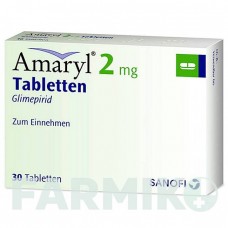 АМАРИЛ (AMARYL) 2 мг таблетки 30 шт - Глимепирид SANOFI