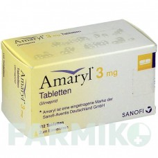 АМАРИЛ (AMARYL) 3 мг таблетки 112 шт - Глимепирид KOHLPHARMA