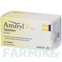 АМАРИЛ (AMARYL) 3 мг таблетки 120 шт - Глимепирид KOHLPHARMA
