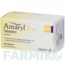 АМАРИЛ (AMARYL) 3 мг таблетки 120 шт - Глимепирид KOHLPHARMA