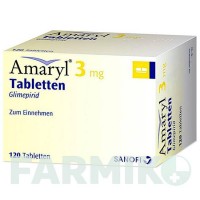 АМАРИЛ (AMARYL) 3 мг таблетки 120 шт - Глимепирид SANOFI