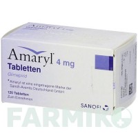АМАРИЛ (AMARYL) 4 мг таблетки 120 шт - Глимепирид KOHLPHARMA