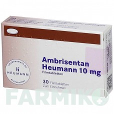 АМБРИЗЕНТАН (AMBRISENTAN) 10 мг таблетки 30 шт - Амбризентан HEUMANN PHARMA