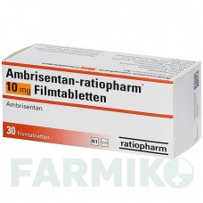 АМБРИЗЕНТАН (AMBRISENTAN) 10 мг таблетки 30 шт - Амбризентан RATIOPHARM