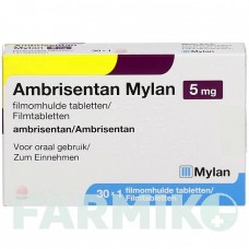 АМБРИЗЕНТАН (AMBRISENTAN) 5 мг таблетки 60 шт - Амбризентан VIATRIS