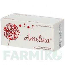 АМЕЛИНА (AMELINA) 0,03 мг/2 мг таблетки 63 шт - Хлормадинон, Этинилэстрадиол BIOMO PHARMA