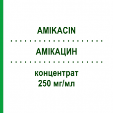 АМИКАЦИН (AMIKACIN) 250 мг/мл концентрат 10x2 мл - Амикацин DR.FRIEDRICH EBERTH