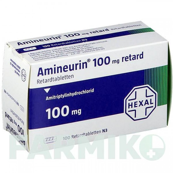 АМІНЕВРИН (AMINEURIN) 100 таблетки 100 шт - Амітриптилін HEXAL