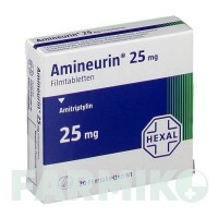 АМІНЕВРИН (AMINEURIN) 25 таблетки 20 шт - Амітриптилін HEXAL