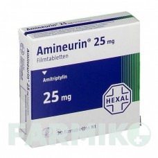 АМИНЕВРИН (AMINEURIN) 25 таблетки 20 шт - Амитриптилин HEXAL