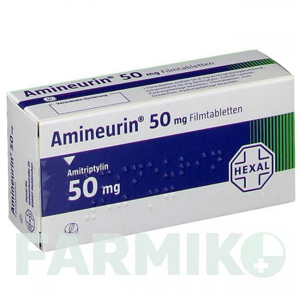 АМІНЕВРИН (AMINEURIN) 50 таблетки 20 шт - Амітриптилін HEXAL