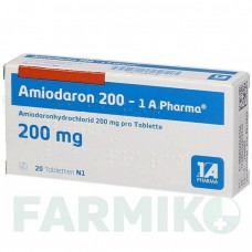 АМИОДАРОН (AMIODARON) 200 таблетки 20 шт - Амиодарон 1 A PHARMA