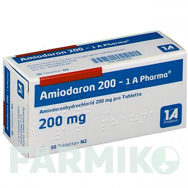 АМИОДАРОН (AMIODARON) 200 таблетки 50 шт - Амиодарон 1 A PHARMA