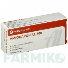 АМИОДАРОН (AMIODARON) 200 таблетки 50 шт - Амиодарон ALIUD PHARMA