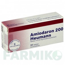 АМИОДАРОН (AMIODARON) 200 таблетки 50 шт - Амиодарон HEUMANN PHARMA