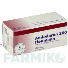 АМИОДАРОН (AMIODARON) 200 таблетки 100 шт - Амиодарон HEUMANN PHARMA
