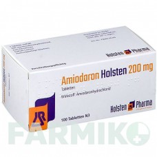 АМИОДАРОН (AMIODARON) 200 мг таблетки 100 шт - Амиодарон HOLSTEN PHARMA
