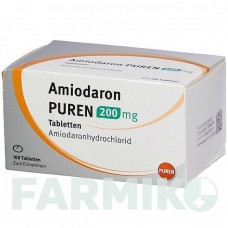 АМИОДАРОН (AMIODARON) 200 мг таблетки 100 шт - Амиодарон PUREN PHARMA