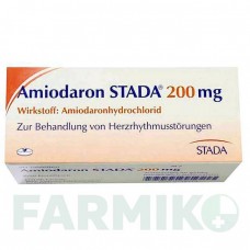 АМИОДАРОН (AMIODARON) 200 мг таблетки 20 шт - Амиодарон STADAPHARM
