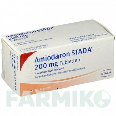АМИОДАРОН (AMIODARON) 200 мг таблетки 100 шт - Амиодарон STADAPHARM