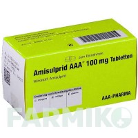 АМІСУЛЬПРИД (AMISULPRID) 100 мг таблетки 50 шт - Амісульприд AAA - PHARMA