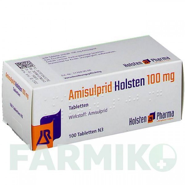 АМИСУЛЬПРИД (AMISULPRID) 100 мг таблетки 100 шт - Амисульприд HOLSTEN PHARMA