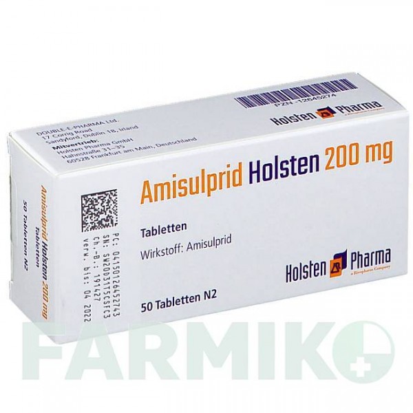 АМИСУЛЬПРИД (AMISULPRID) 200 мг таблетки 50 шт - Амисульприд HOLSTEN PHARMA