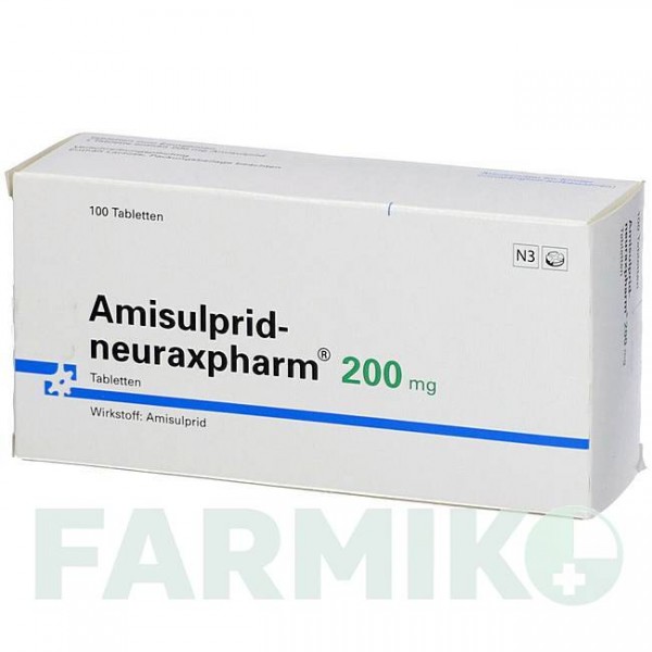 АМИСУЛЬПРИД (AMISULPRID) 200 мг таблетки 100 шт - Амисульприд NEURAXPHARM