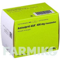 АМІСУЛЬПРИД (AMISULPRID) 400 мг таблетки 100 шт - Амісульприд AAA - PHARMA