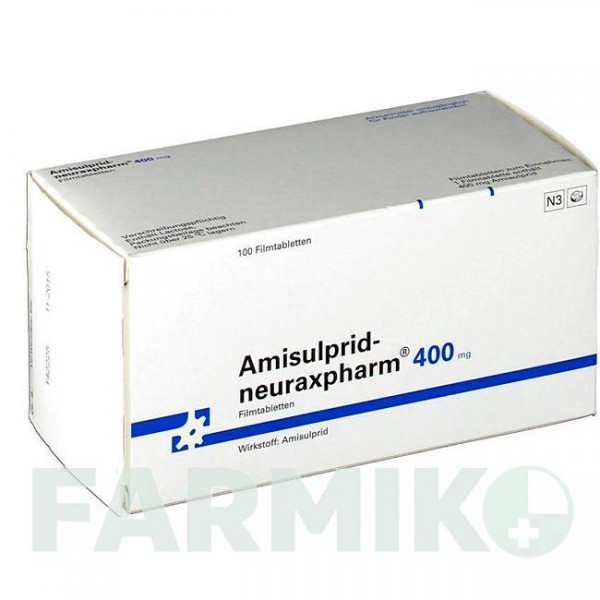 АМІСУЛЬПРИД (AMISULPRID) 400 мг таблетки 100 шт - Амісульприд NEURAXPHARM