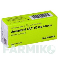 АМІСУЛЬПРИД (AMISULPRID) 50 мг таблетки 50 шт - Амісульприд AAA - PHARMA