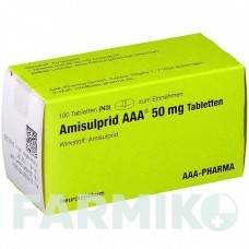 АМИСУЛЬПРИД (AMISULPRID) 50 мг таблетки 100 шт - Амисульприд AAA - PHARMA