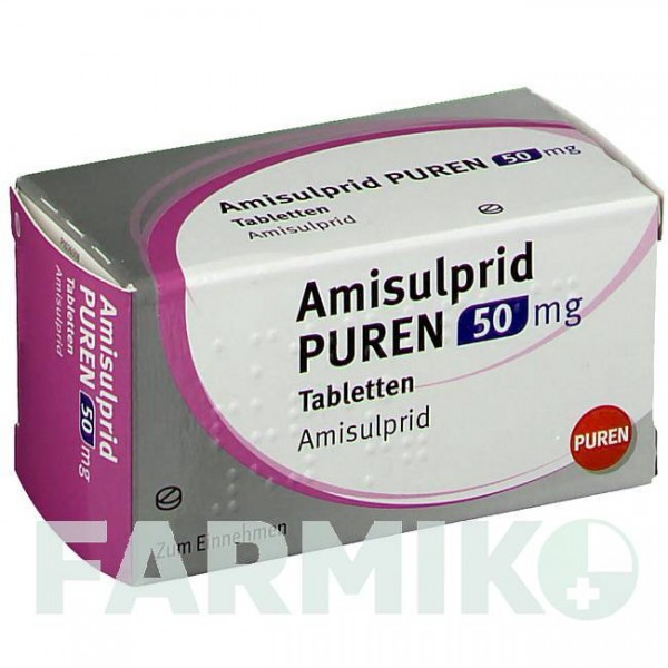 АМИСУЛЬПРИД (AMISULPRID) 50 мг таблетки 50 шт - Амисульприд PUREN PHARMA