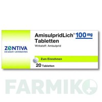 АМІСУЛЬПРИДЛІХ (AMISULPRIDLICH) 100 мг таблетки 20 шт - Амісульприд ZENTIVA