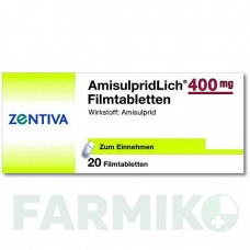 АМИСУЛЬПРИДЛИХ (AMISULPRIDLICH) 400 мг таблетки 20 шт - Амисульприд ZENTIVA