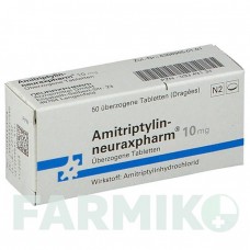 АМІТРИПТИЛІН (AMITRIPTYLIN) 10 мг таблетки 50 шт - Амітриптилін NEURAXPHARM