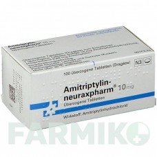 АМІТРИПТИЛІН (AMITRIPTYLIN) 10 мг таблетки 100 шт - Амітриптилін NEURAXPHARM