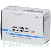 АМІТРИПТИЛІН (AMITRIPTYLIN) 100 мг таблетки 100 шт - Амітриптилін NEURAXPHARM