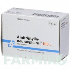 АМИТРИПТИЛИН (AMITRIPTYLIN) 100 мг таблетки 100 шт - Амитриптилин NEURAXPHARM