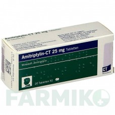 АМИТРИПТИЛИН (AMITRIPTYLIN) 25 мг таблетки 20 шт - Амитриптилин ABZ PHARMA