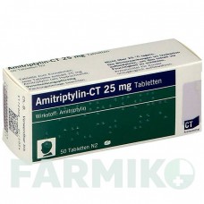 АМИТРИПТИЛИН (AMITRIPTYLIN) 25 мг таблетки 50 шт - Амитриптилин ABZ PHARMA