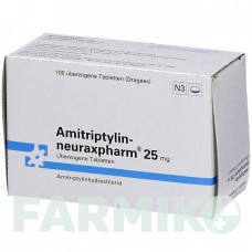АМІТРИПТИЛІН (AMITRIPTYLIN) 25 мг таблетки 100 шт - Амітриптилін NEURAXPHARM