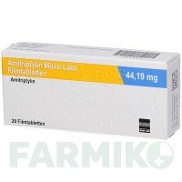 АМІТРИПТИЛІН (AMITRIPTYLIN) 44,19 мг таблетки 20 шт - Амітриптилін MICRO LABS