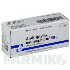 АМІТРИПТИЛІН (AMITRIPTYLIN) 50 мг таблетки 20 шт - Амітриптилін NEURAXPHARM
