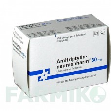 АМІТРИПТИЛІН (AMITRIPTYLIN) 50 мг таблетки 100 шт - Амітриптилін NEURAXPHARM