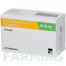 АМИТРИПТИЛИН (AMITRIPTYLIN) 66,29 мг таблетки 50 шт - Амитриптилин MICRO LABS