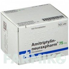 АМИТРИПТИЛИН (AMITRIPTYLIN) 75 мг таблетки 100 шт - Амитриптилин NEURAXPHARM