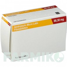 АМИТРИПТИЛИН (AMITRIPTYLIN) 88,38 мг таблетки 100 шт - Амитриптилин MICRO LABS