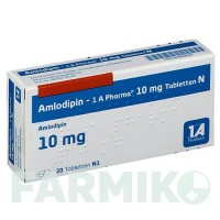 АМЛОДИПИН (AMLODIPIN) 10 мг таблетки 20 шт - Амлодипин 1 A PHARMA
